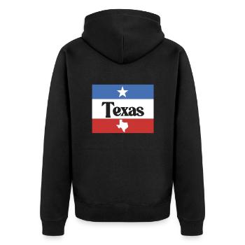 Texas Cadeau Huston Austin Dallas El Paso Rodeo - Veste à capuche bio Premium Unisexe - noir - Dos - Nico (187cm)
