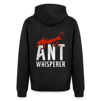 Ferme Fourmi Whisperer Ameisen - Veste à capuche bio Premium Unisexe - noir - Dos - Nico (187cm)