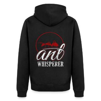 Ferme Fourmi Whisperer Ameisen - Veste à capuche bio Premium Unisexe - noir - Dos - Nico (187cm)