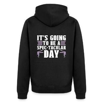 Ob/Gyn Nurse It's Going To Be A Midwifery OB Nurse - Unisex Premium Organic Zip Hoodie - black - Back - Nico (187cm)