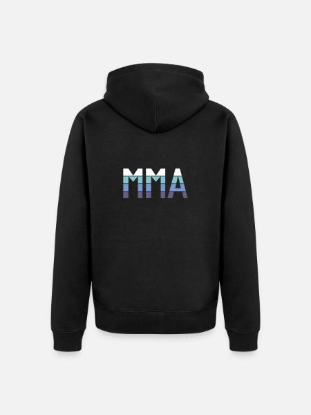 MMA - Veste à capuche bio Premium Unisexe - noir