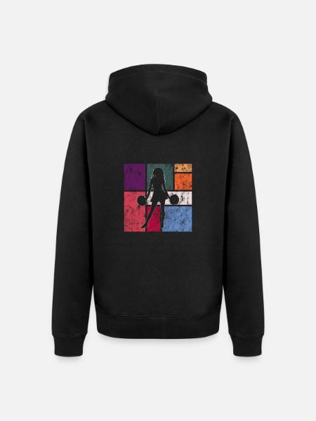 Cheerleading - Veste à capuche bio Premium Unisexe - noir