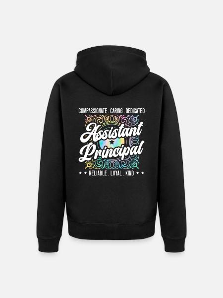 Schulverwalter Schulleiter Admin Squad - Unisex Premium Bio Zip Hoodie - Schwarz