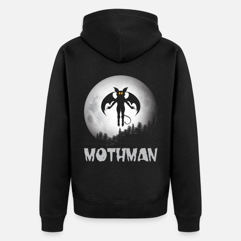 Mothman - Veste à capuche bio Premium Unisexe - noir