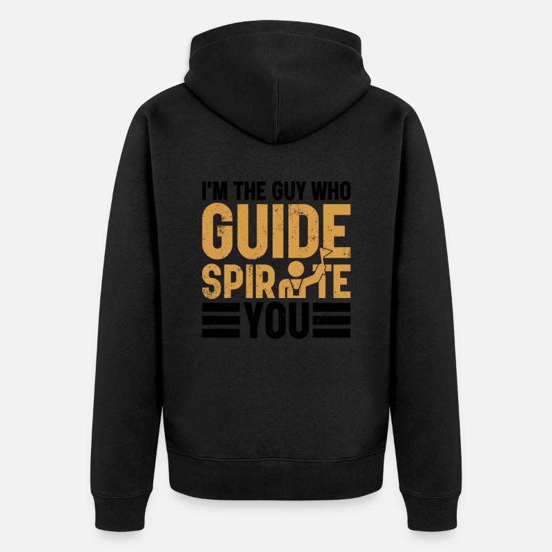 Stadtführer-design Für Einen Tavel-reiseleiter - Veste à capuche bio Premium Unisexe - noir