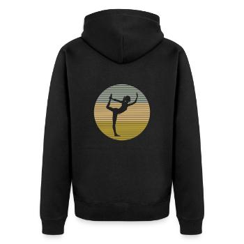 Danser - Veste à capuche bio Premium Unisexe - noir - Dos - Nico (187cm)