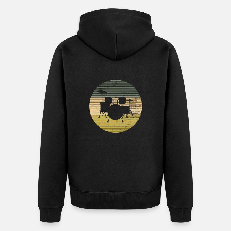 Percussion - Veste à capuche bio Premium Unisexe - noir