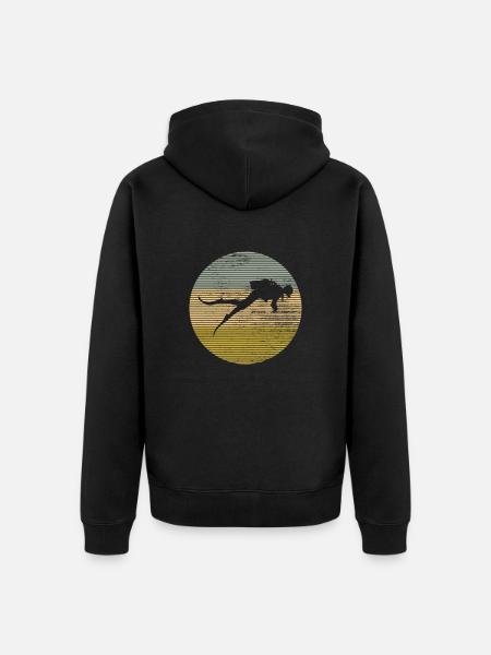 Dive - Unisex Premium Organic Zip Hoodie - black