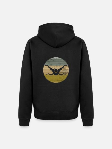 Nager - Veste à capuche bio Premium Unisexe - noir