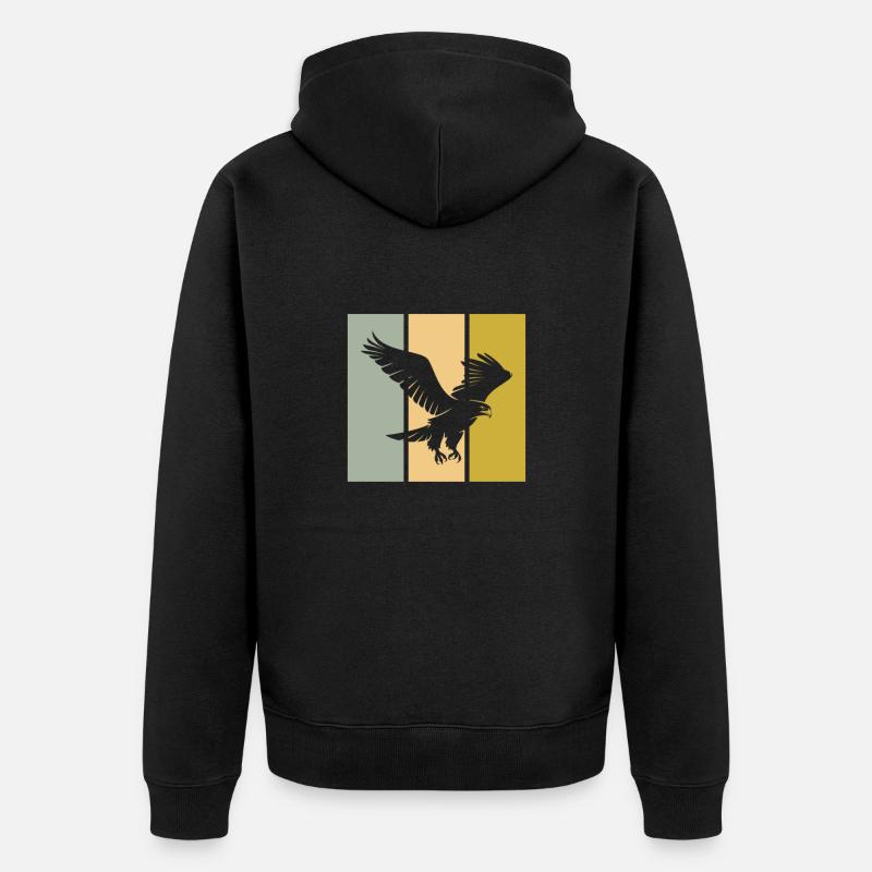 Aigle - Veste à capuche bio Premium Unisexe - noir