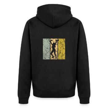 Aptitude - Veste à capuche bio Premium Unisexe - noir - Dos - Nico (187cm)