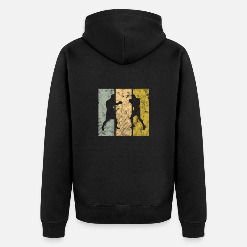 Boxe - Veste à capuche bio Premium Unisexe - noir