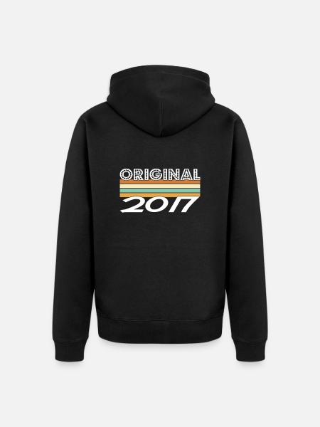 Édition Limitée 2017 - Veste à capuche bio Premium Unisexe - noir
