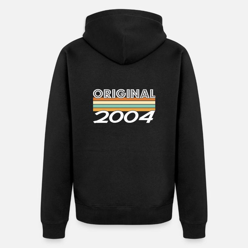 Original 2004 - Veste à capuche bio Premium Unisexe - noir