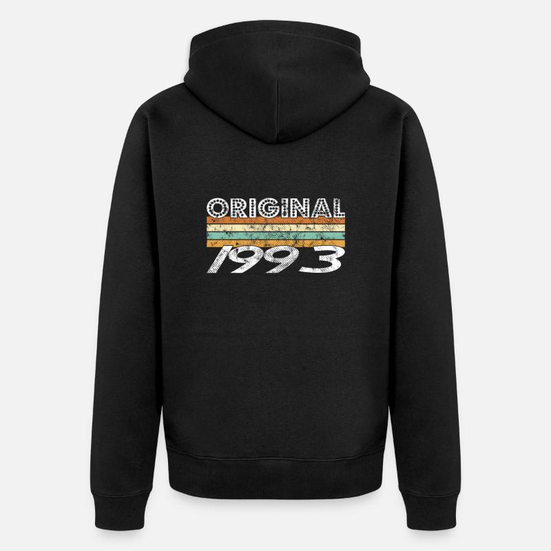 Original 1993 - Veste à capuche bio Premium Unisexe - noir