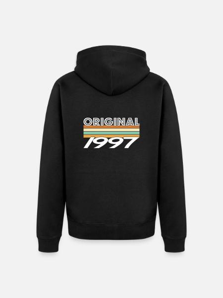 Original 1997 - Unisex Premium Organic Zip Hoodie - black