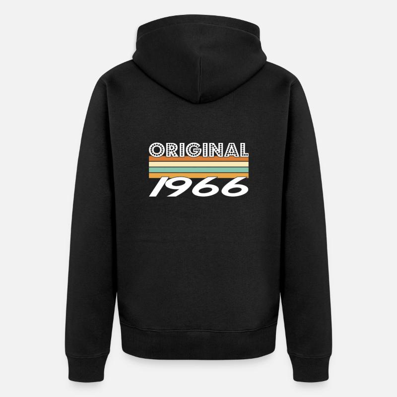 Original 1966 - Chaqueta con capucha prémium ecológica unisex - negro