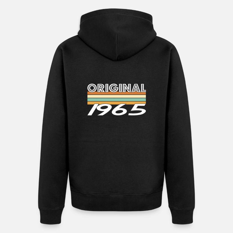 Original 1965 - Veste à capuche bio Premium Unisexe - noir