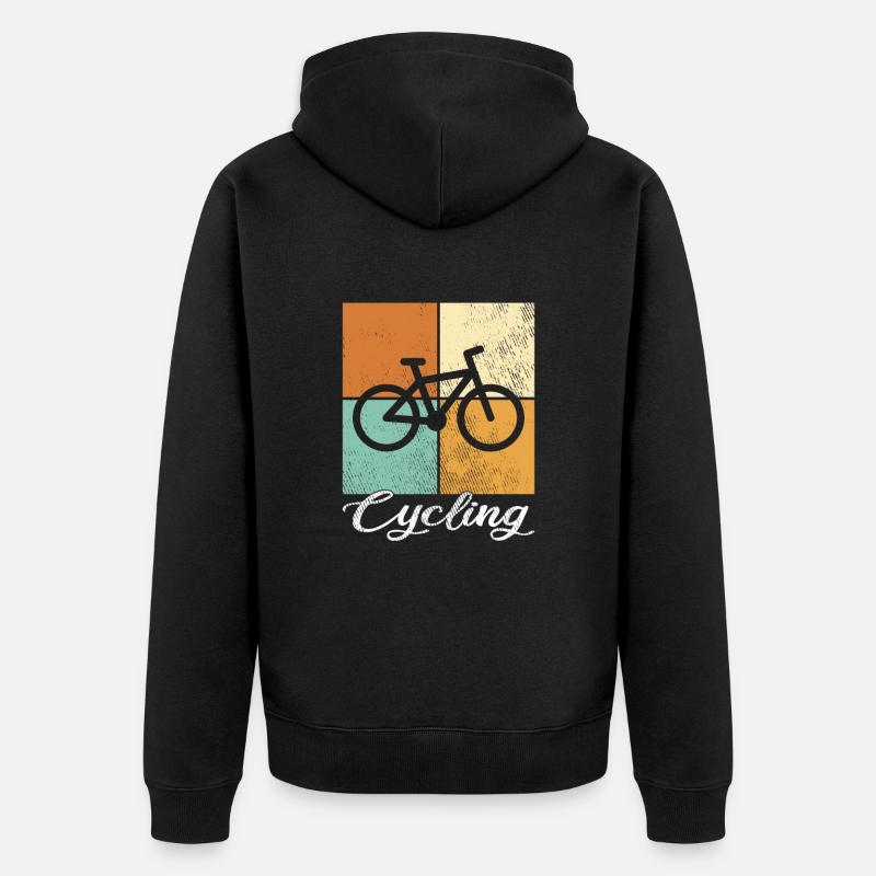 Bicyclette - Veste à capuche bio Premium Unisexe - noir