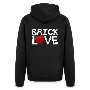Master Builder Briques Blocs Jouer Jouets - Veste à capuche bio Premium Unisexe - noir - Dos - Nico (187cm)