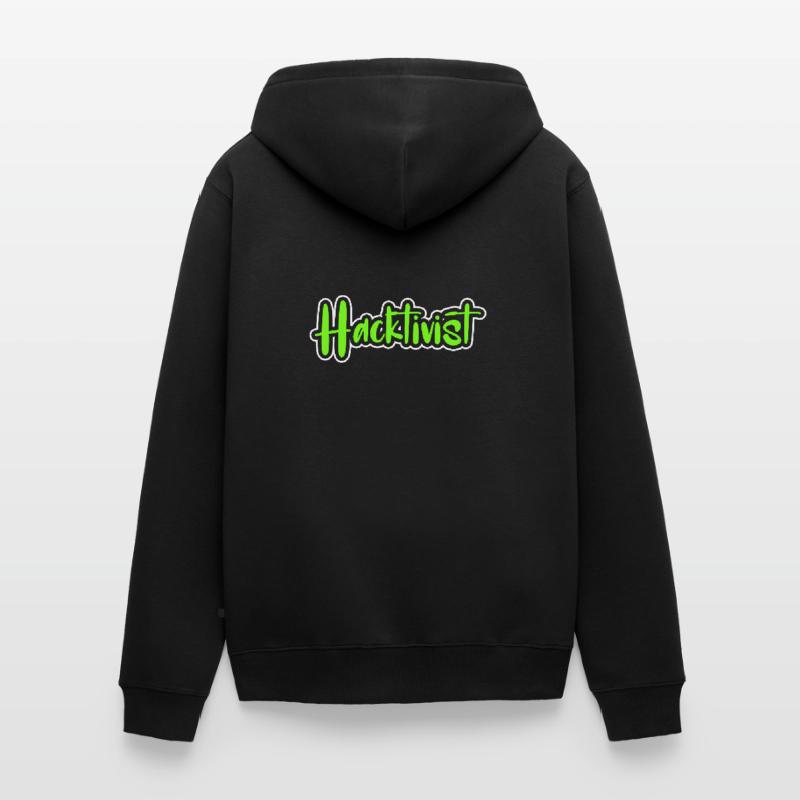 Hacker Coder Computer Hacking Gift Unisex Premium Organic Zip Hoodie