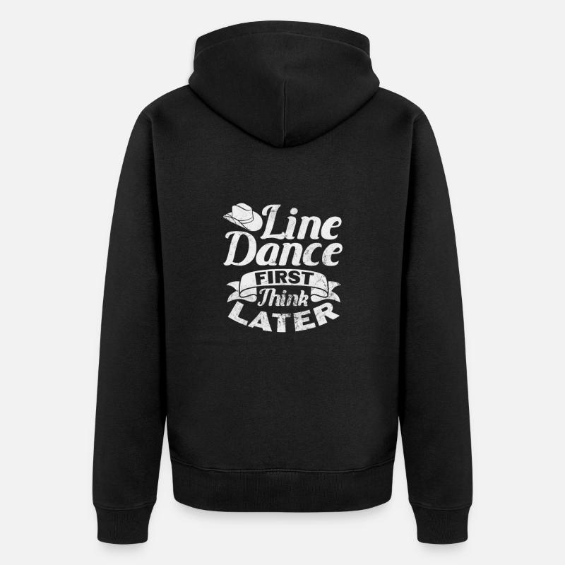 Danse en ligne - Veste à capuche bio Premium Unisexe - noir