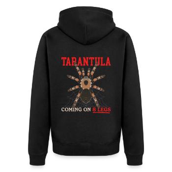 Tarantula Tarantula Spider Tarantulas Gift - Unisex Premium Organic Zip Hoodie - black - Back - Nico (187cm)