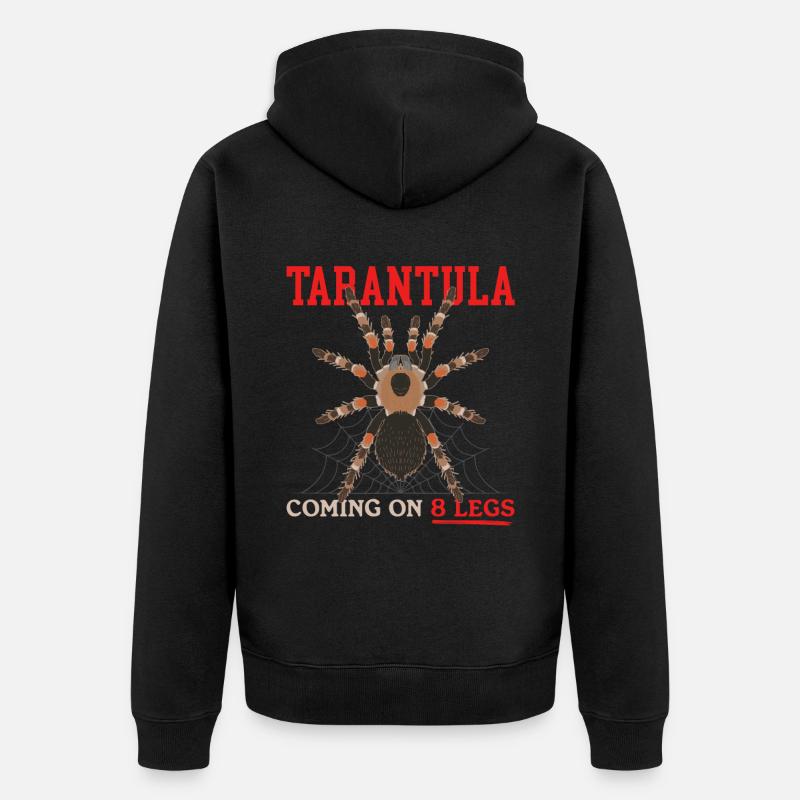 Tarentule Tarentule Araignée Tarentules Cadeau - Veste à capuche bio Premium Unisexe - noir