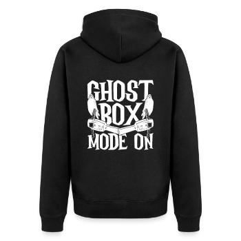 Mode Ghost Hunt Ghost Box activé - Veste à capuche bio Premium Unisexe - noir - Dos - Nico (187cm)