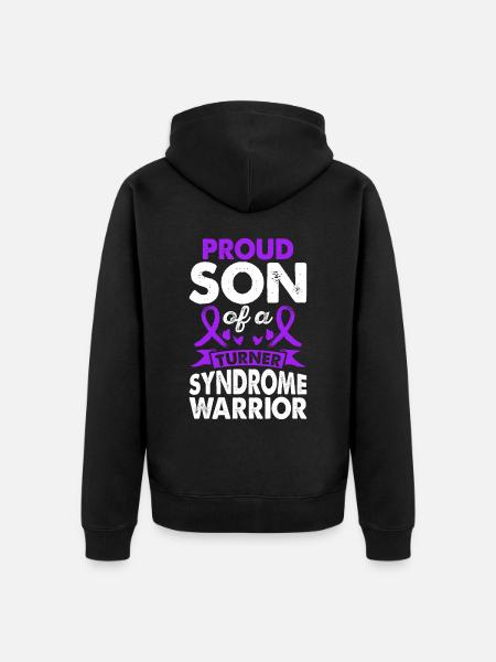 Son of - Unisex Premium Organic Zip Hoodie - black