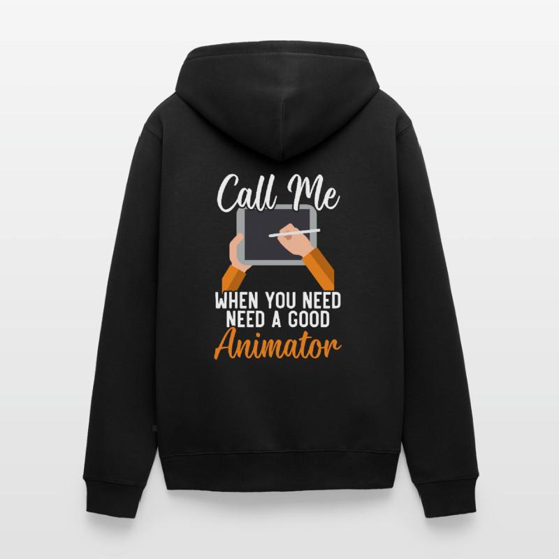 3d Animator Animate Key Frames Rendering Animation Unisex Premium Organic Zip Hoodie