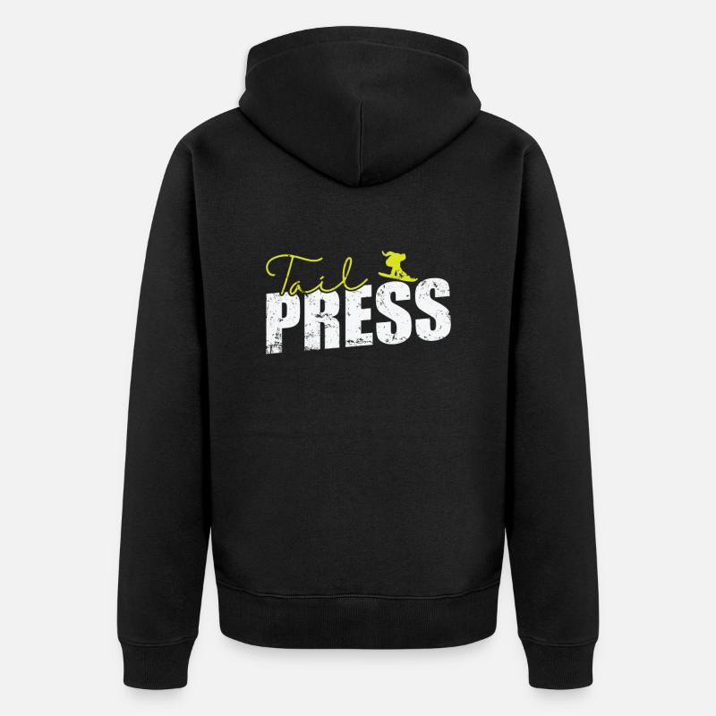 Tail Press Snowboard - Veste à capuche bio Premium Unisexe - noir