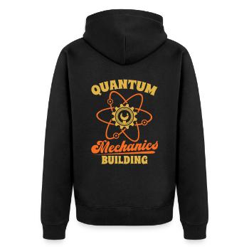 Physique Physicien Drôle Physique quantique - Veste à capuche bio Premium Unisexe - noir - Dos - Nico (187cm)