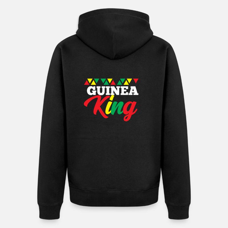 Reine de Guinée - Veste à capuche bio Premium Unisexe - noir