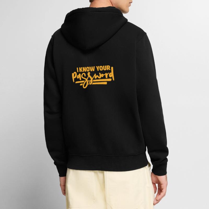 Hacker Coder Computer Hacking Gift Unisex Premium Organic Zip Hoodie