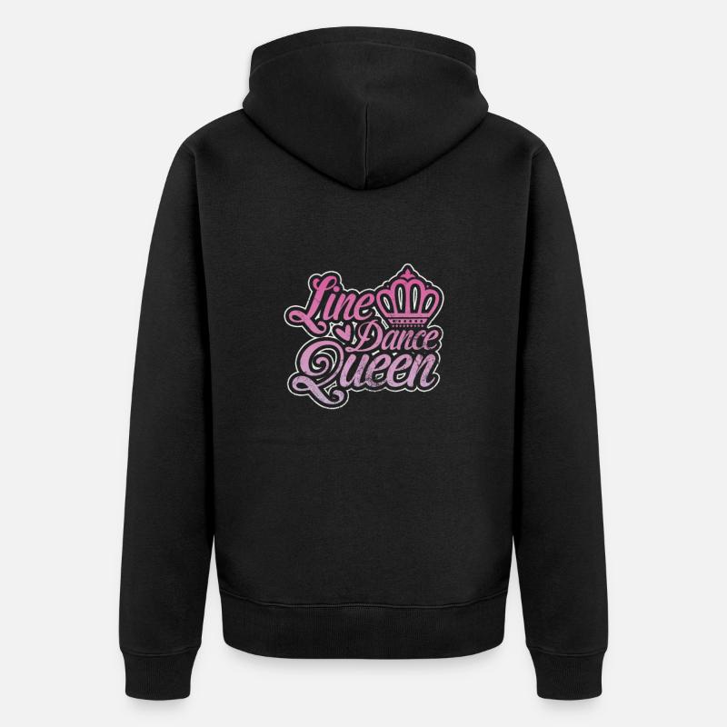 Danse en ligne - Veste à capuche bio Premium Unisexe - noir
