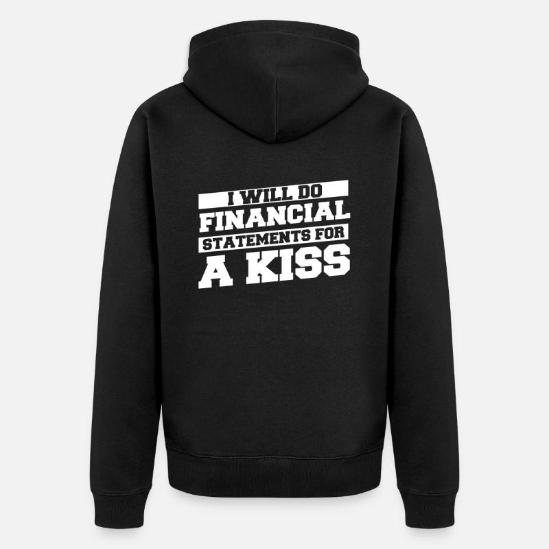 Comptable Conseiller fiscal Witzig - Veste à capuche bio Premium Unisexe - noir