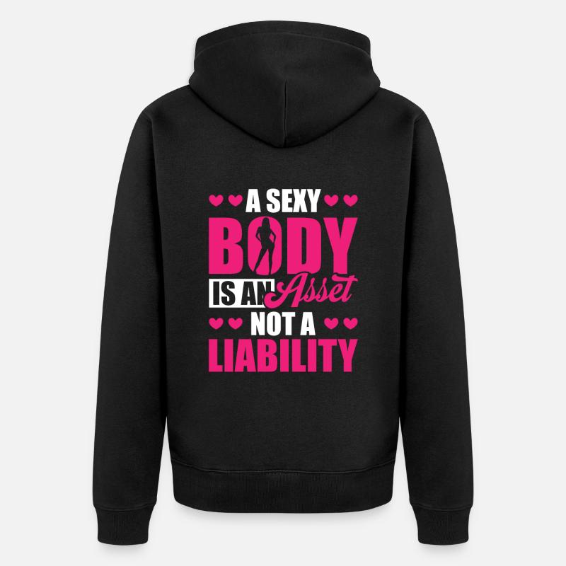 Buchhalter Steuerberater Anlage - Unisex Premium Bio Zip Hoodie - Schwarz