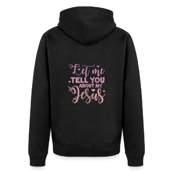 Bible - Veste à capuche bio Premium Unisexe - noir - Dos - Nico (187cm)