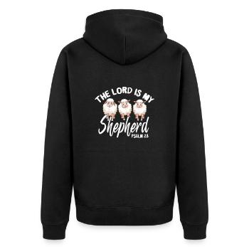 Bible Bible Versets chrétiens Don de Jésus - Veste à capuche bio Premium Unisexe - noir - Dos - Nico (187cm)