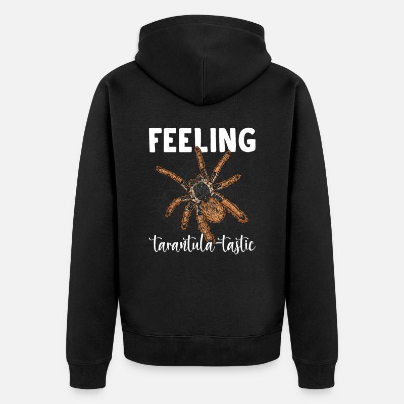 Sentiment Tarantula-tastique Tarantula Propriétaire Pet - Veste à capuche bio Premium Unisexe - noir