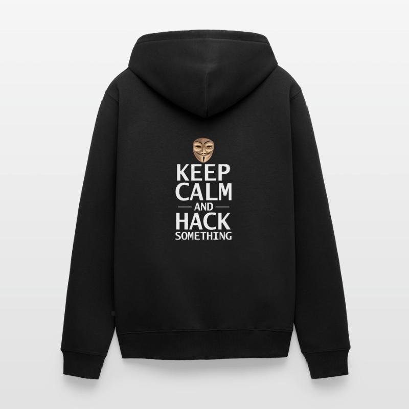 Hacker Coder Computerfreak Nerd Hacking Geschenk Unisex Premium Organic Zip Hoodie