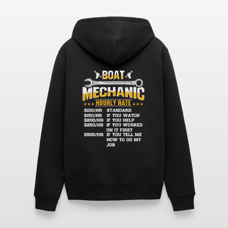 Mechanical Engineer Engineer Profession Unisex Premium Organic Zip Hoodie