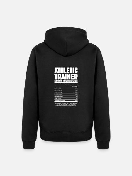 Sports Physician - Unisex Premium Organic Zip Hoodie - black