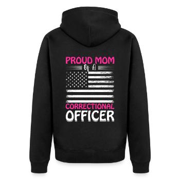 Prison - Veste à capuche bio Premium Unisexe - noir - Dos - Nico (187cm)