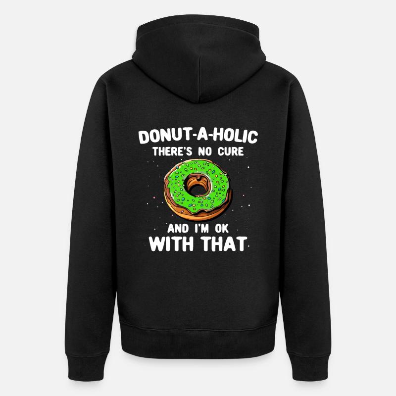 Beignets - Veste à capuche bio Premium Unisexe - noir