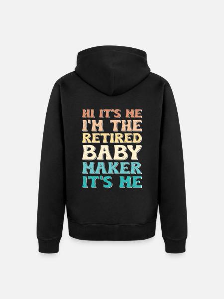 Urologist Contraception Surgery - Unisex Premium Organic Zip Hoodie - black