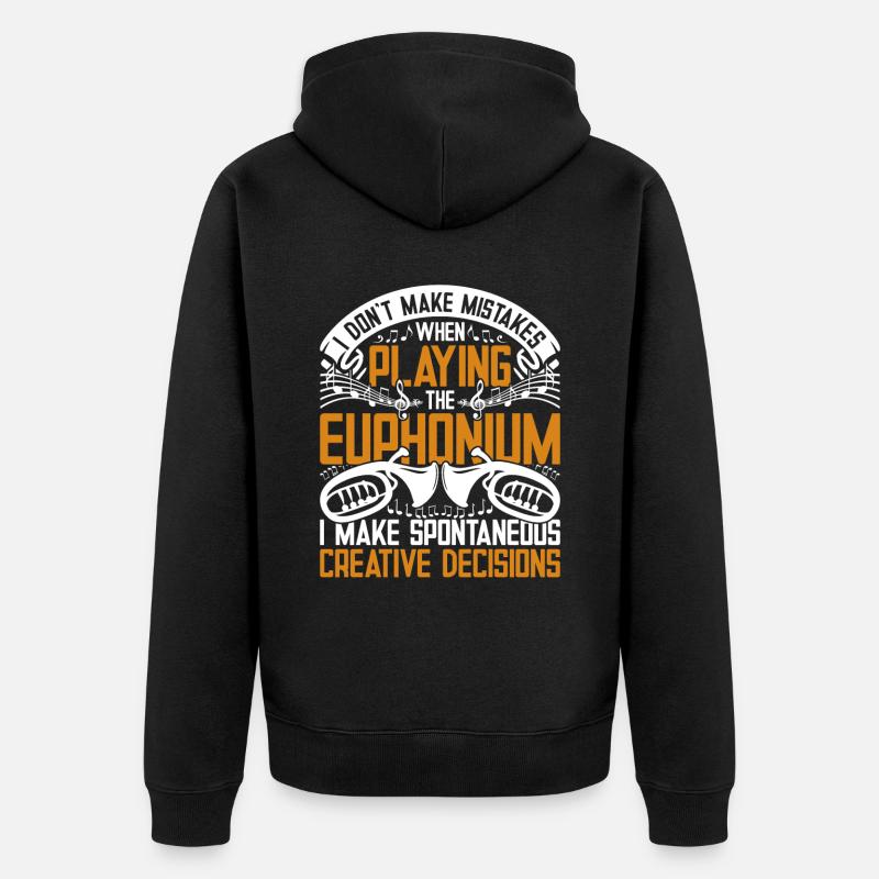 Euphonium Euphoniste - Veste à capuche bio Premium Unisexe - noir