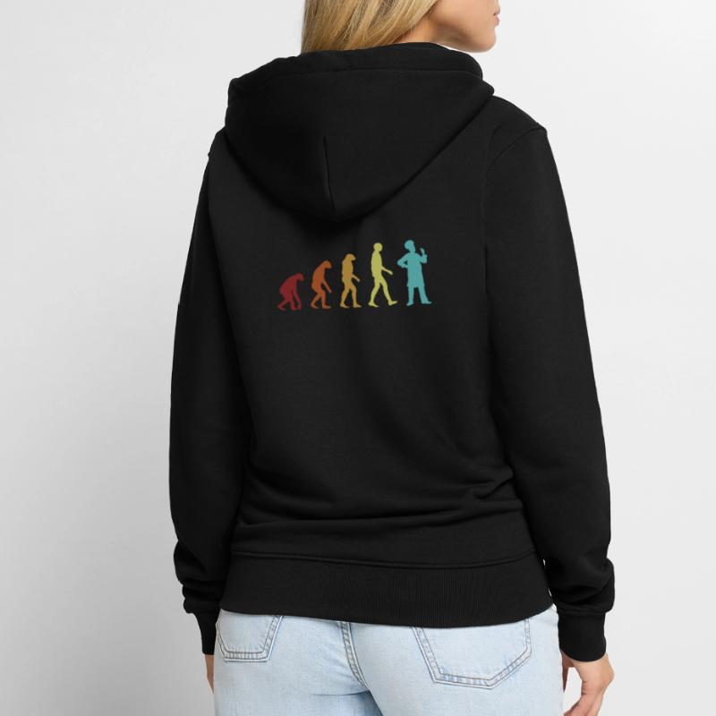 Baker Evolution Hobby Baker Bakery Confectioner Unisex Premium Organic Zip Hoodie