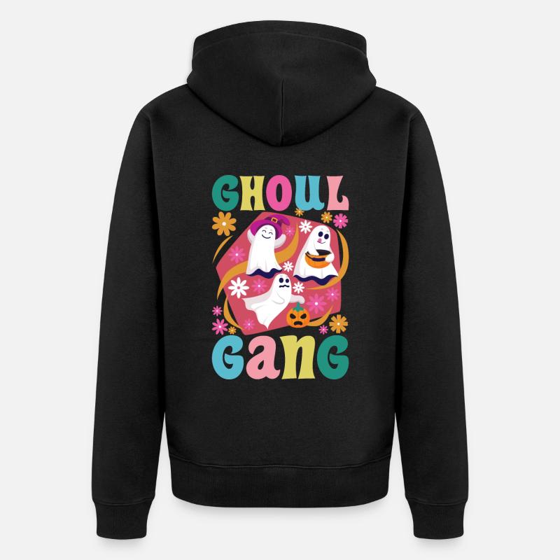 Gang de goules - Veste à capuche bio Premium Unisexe - noir
